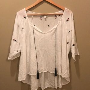 Flowy high low tunic sz L